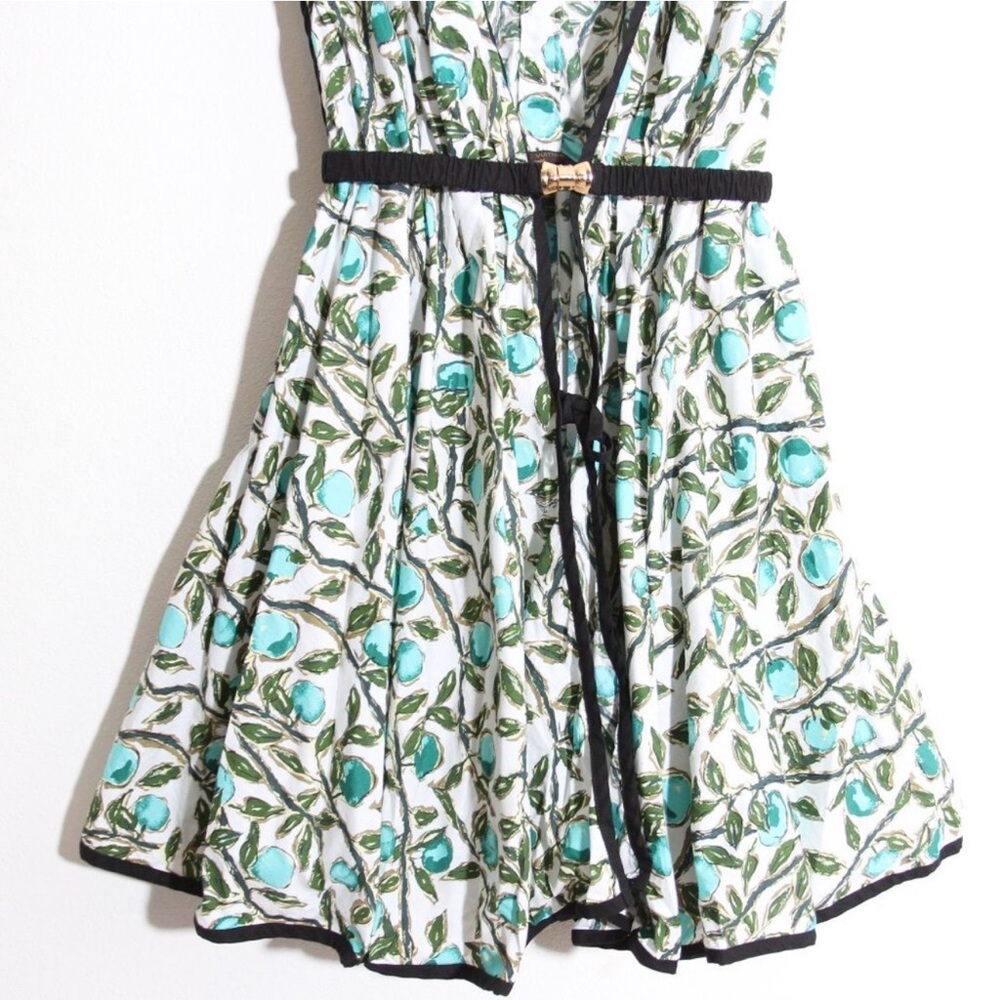 Louis Vuitton Mini Dress Cotton Belted Made in Italy Blue White Size FR 38 US 6 - Picture 4 of 15